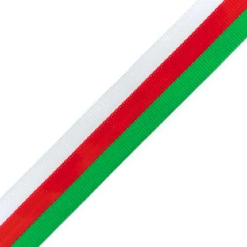 Ripsband Tricolore Bunt – Stoffband B-1
