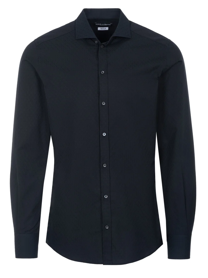 Dolce & Gabbana GOLD Hemd schwarz