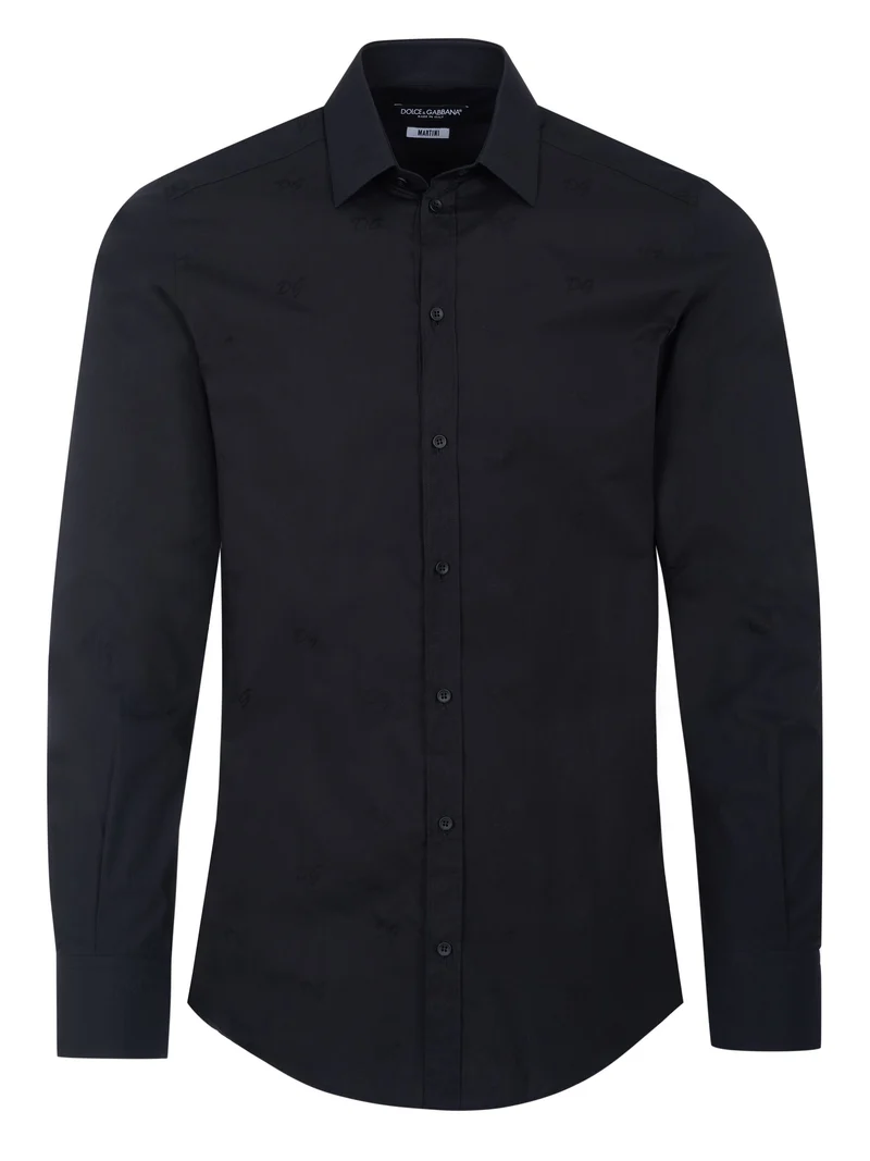 Dolce & Gabbana MARTINI Hemd schwarz