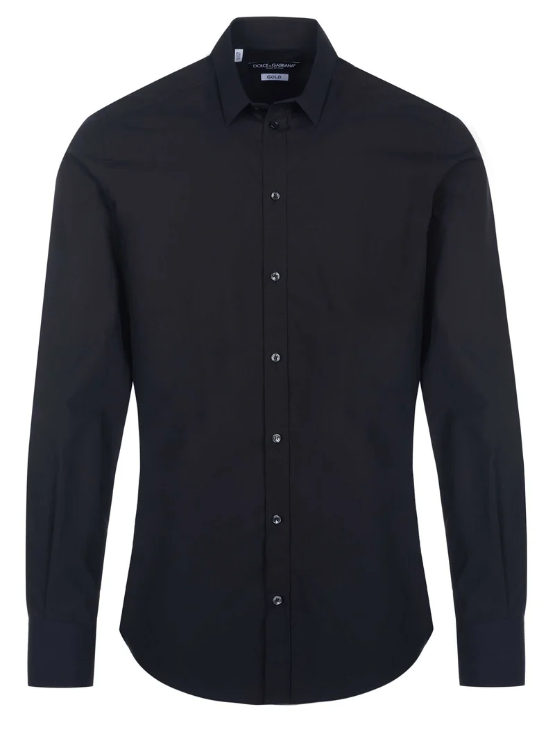 Dolce & Gabbana GOLD Hemd schwarz