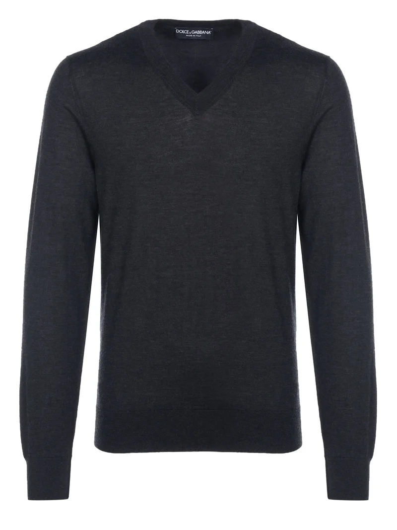 Dolce & Gabbana Kaschmir Pullover dunkelgrau