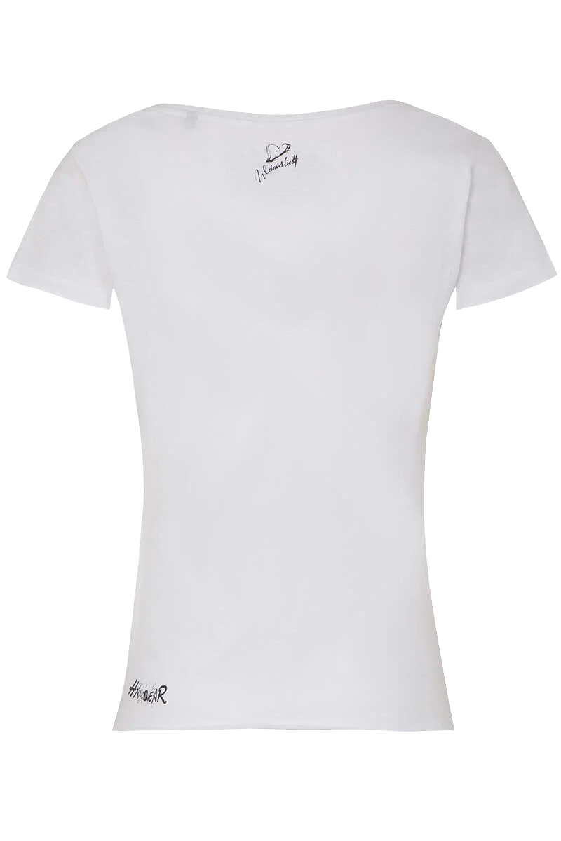 Damen Trachtenshirt 'Im Herzen ein Weinkind'