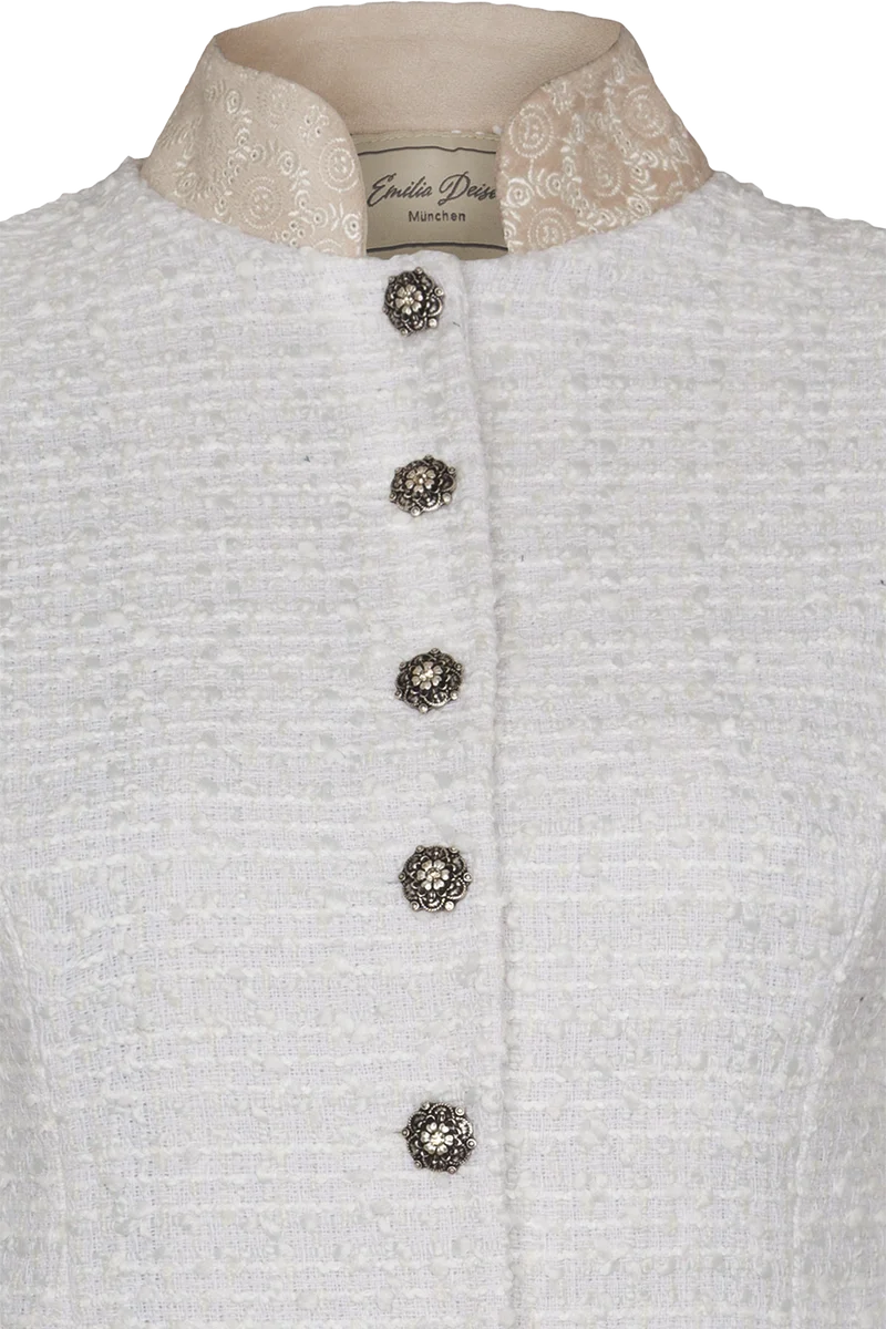 Damen Trachtenblazer in Bouclé-Optik