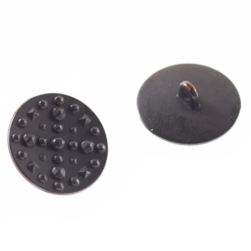 Metallknopf Muster Schwarz – Trachtenknopf MK-93SCHWARZ