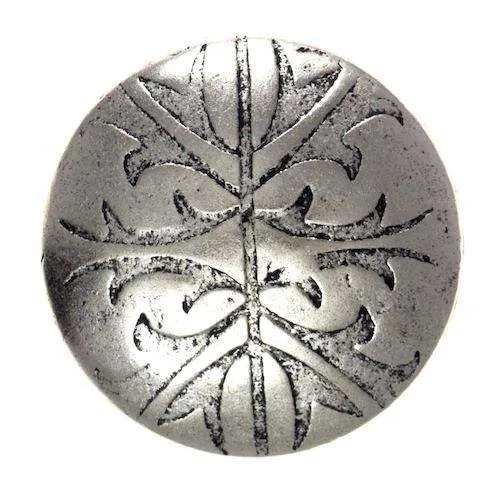 Metallknopf Altsilber-Silber – Öse MK-71AS