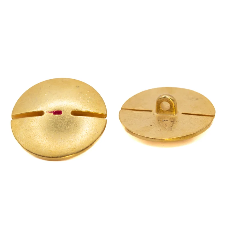 Metallknopf Gold-Rot – Öse MK-167