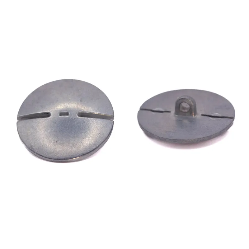 Metallknopf Altsilber-Silber – Öse MK-167-ALT