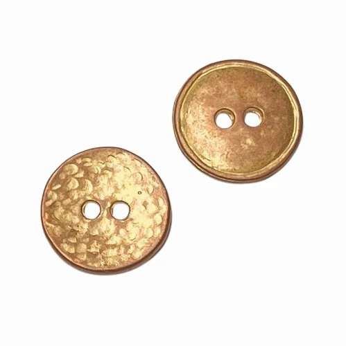 Metallknopf Muster Gold-Kupfer – Trachtenknopf MK-7