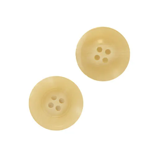 Hornimitatknopf Beige Knopf – Mantel- und Jackenknopf HI-93