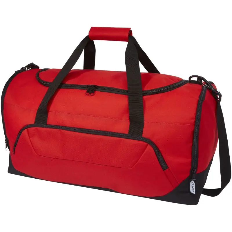 Retrend RPET Reisetasche, 40L, Rot, Stilvoll und Umweltbewusst unterwegs