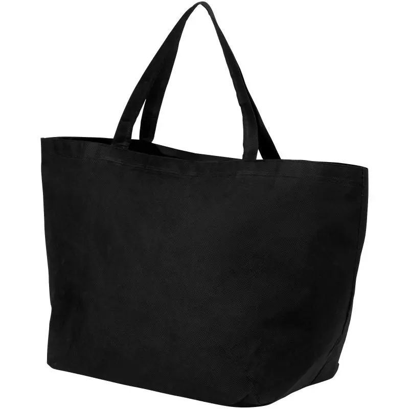 Schwarze Maryville Non Woven Einkaufstasche 28L – Robust, geräumig, vielseitig, stilvoll