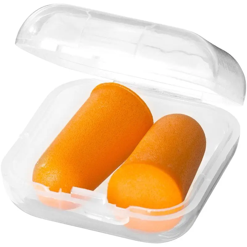 Serenity Hochwertige Ohrstöpsel mit Etui in Orange – Ruhig & Geschützt