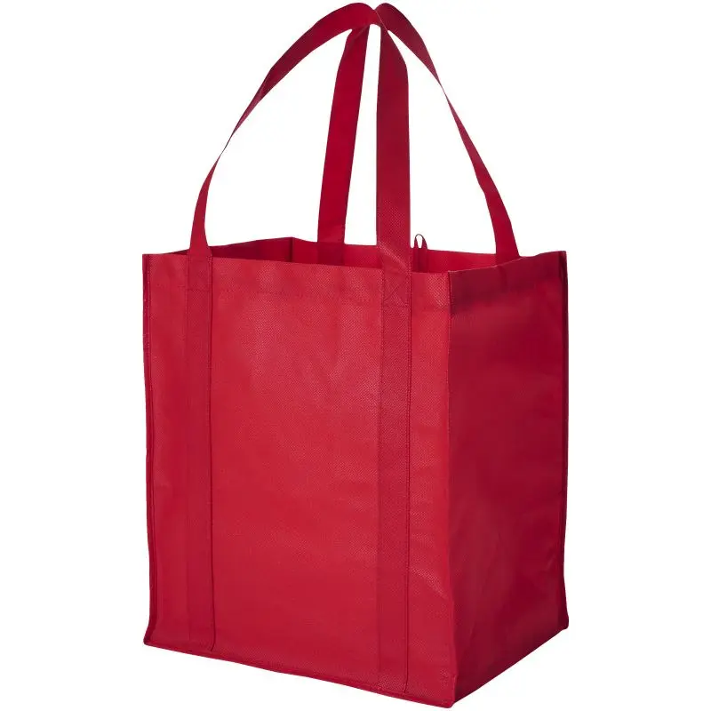 Großräumige Liberty Non Woven Tragetasche in leuchtendem Rot