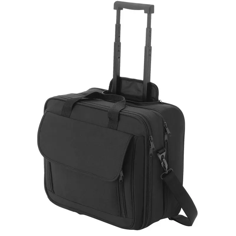 Business 15,4 Handgepäck Koffer 21L - Professioneller Reisekoffer in Schwarz