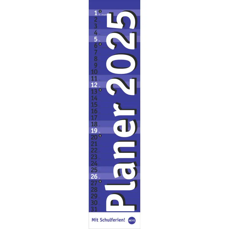 Bürokalender - Langzeitplaner, in Blau - Effiziente Terminplanung und Organisation
