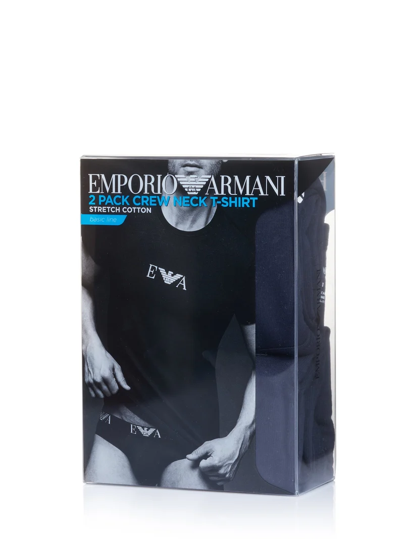 Emporio Armani T-Shirt 2er Pack marine