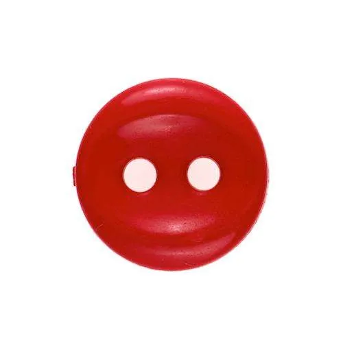 Blusenknopf Rot – Kunststoffknopf KP-13