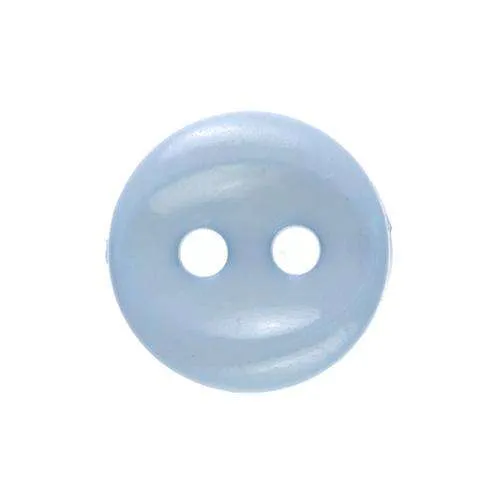 Blusenknopf Hellblau – Kunststoffknopf KP-13