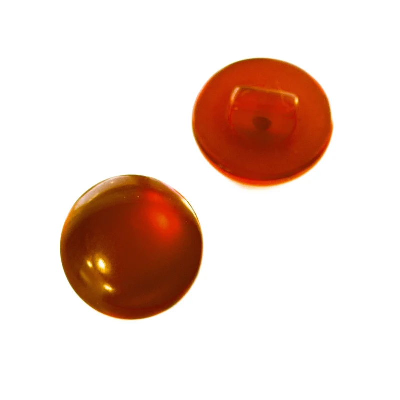 Blusenknopf Rost-Rot – Kunststoffknopf BL-121
