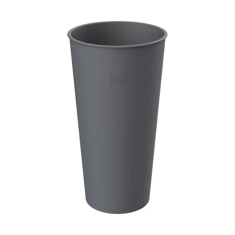 Öko-Trinkbecher Colour 500 ml - Elegantes Schiefergrau