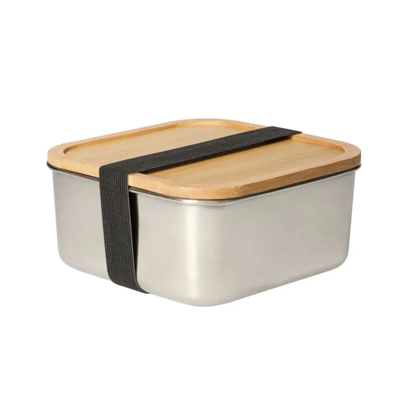 Large Silver-Natural Vesper Storage Container - Spacious, Durable, Eco-Friendly Food Box