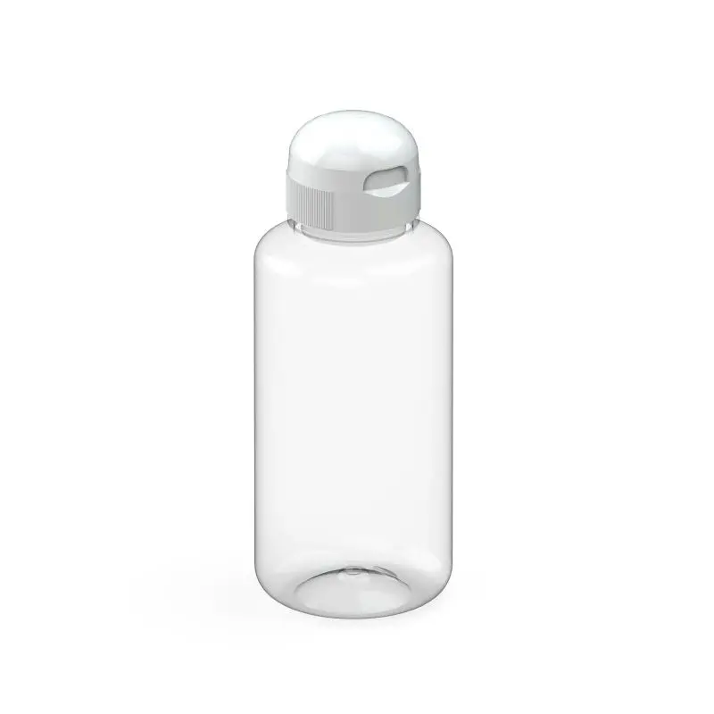 Sports Hydration Flasche, 700ml, Klar mit Weißem Detail