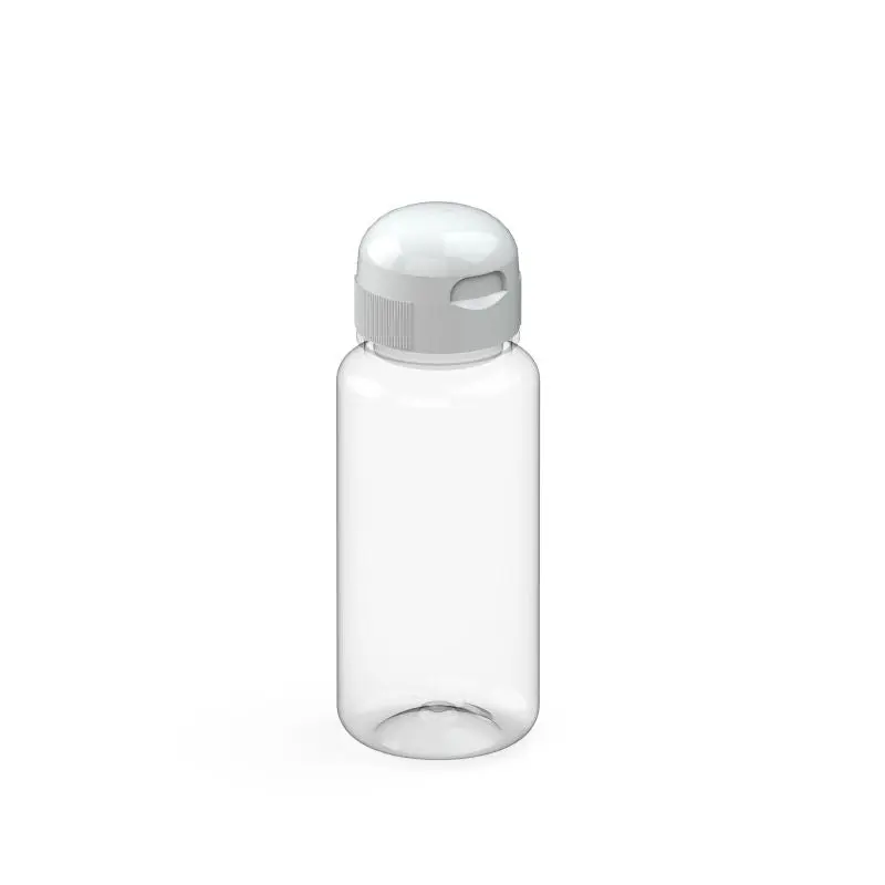 Sports Hydration Flasche, 400ml, Klar mit Weißem Detail