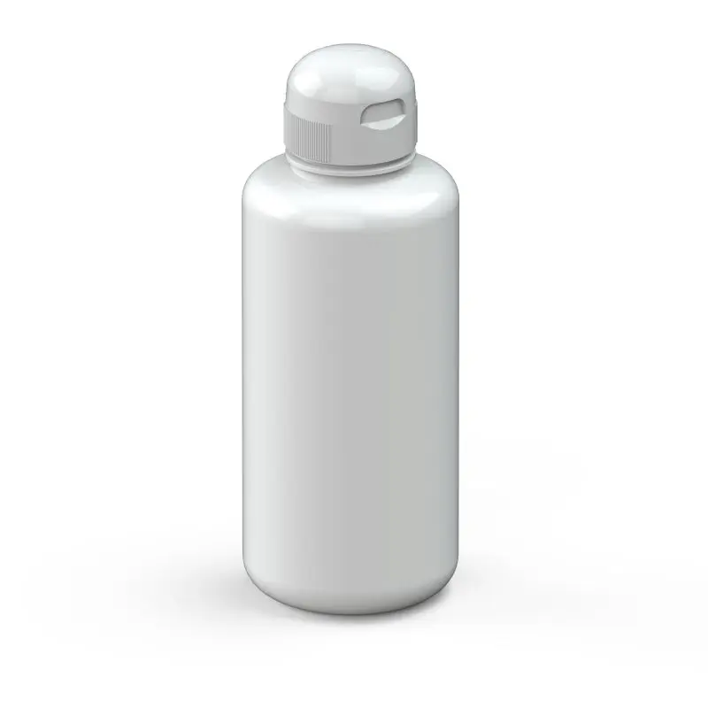 1L Sports Trinkflasche, Elegant Weiß, Ideal für Athleten