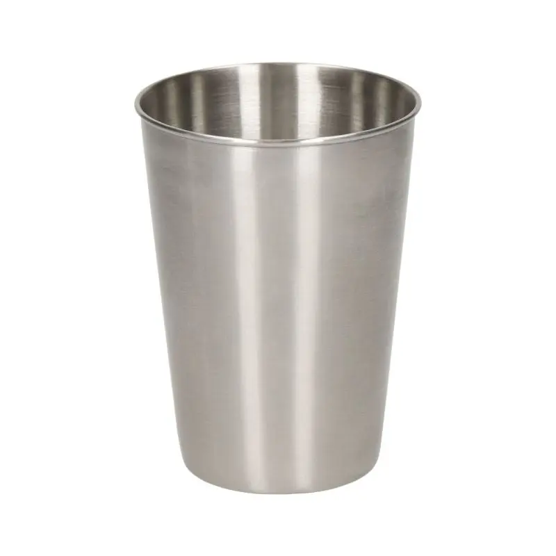 Metallo Edelstahlbecher 270 ml in Silber, Kompakt & Elegant für den Alltag
