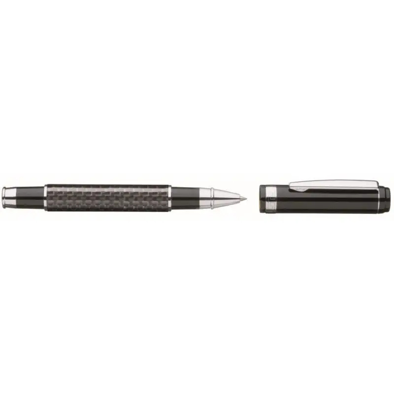 Carbon R Hochwertiger Rollerball - Tiefschwarz