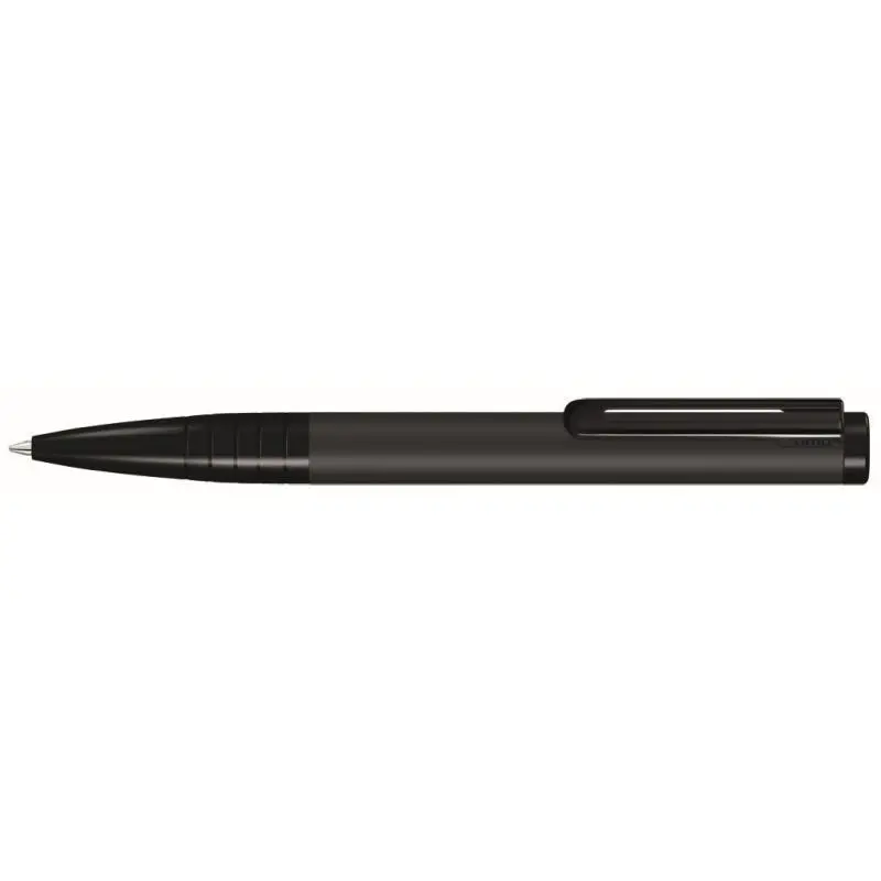 Schwarzer Boom M Drehkugelschreiber - Eleganter Stift für flüssiges Schreiben
