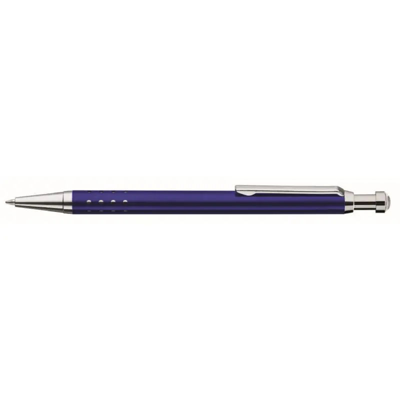 Slimline Dom Eleganter Druckkugelschreiber - Tiefblau