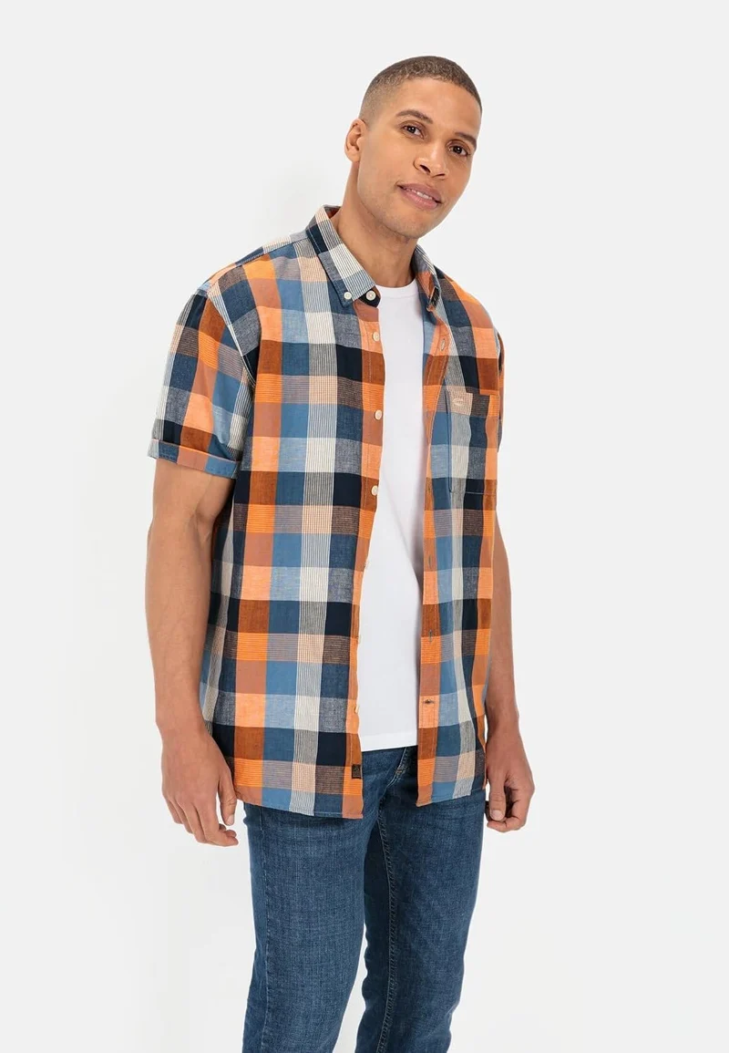 Camel Active Kurzarm FreizeitHemd Bunt