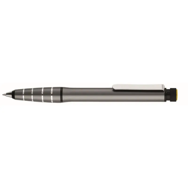 Anthrazitfarbener 2-in-1 Druckkugelschreiber: Multifunktionaler Stift, elegantes Design, reibungsloses Schreiben