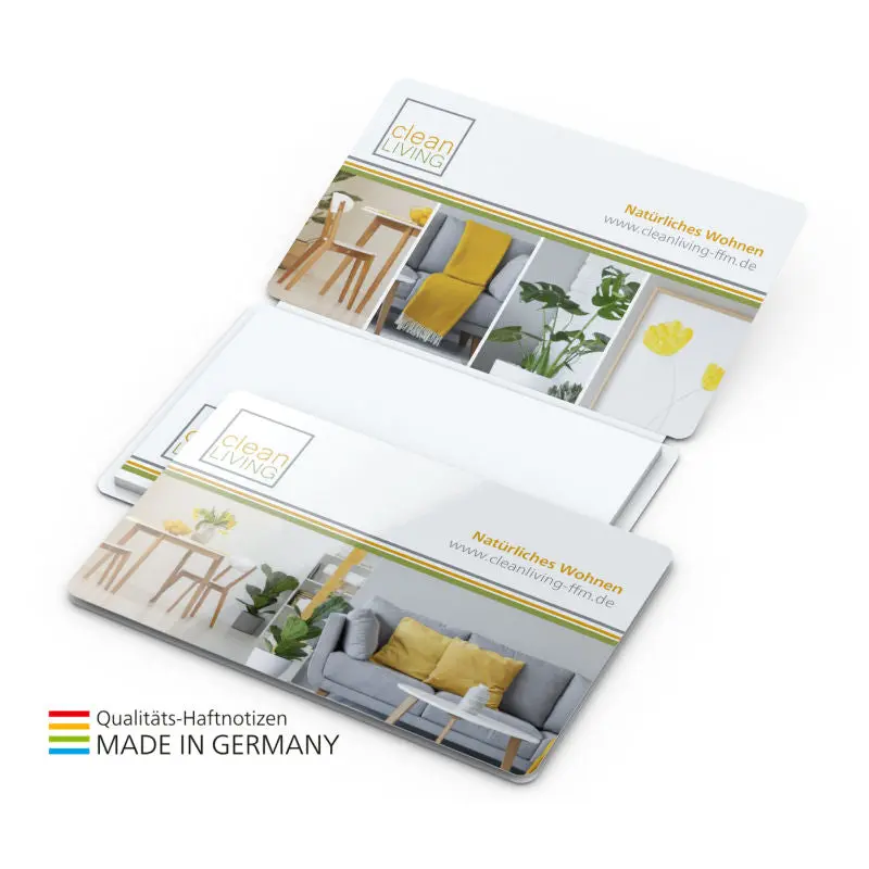 Multi-Card Haftnotiz, individuell bedruckt inkl. 4C-Druck