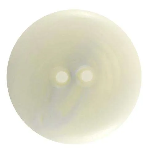 Mantelknopf flach Creme – Kunststoffknopf KM-100