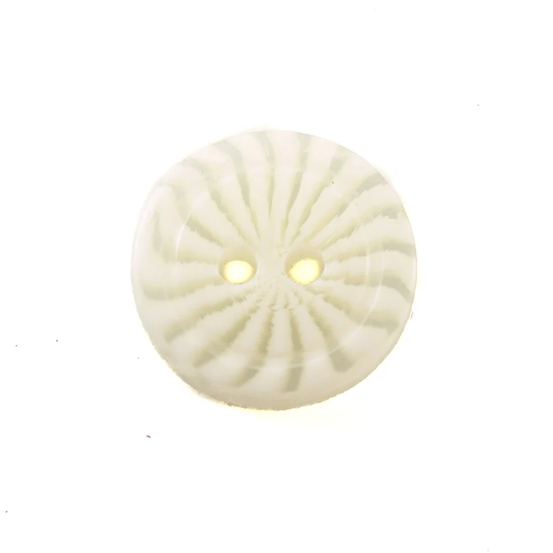 Knopf Windrad Muster Creme – Kunststoffknopf BL-60