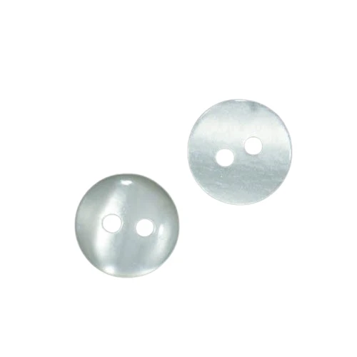 Perlmuttimitatknopf Grau 2-Loch 11 mm – PLI-19-grau
