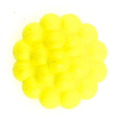 Blusenknopf Perlen-Optik Gelb – Kunststoffknopf BL-36