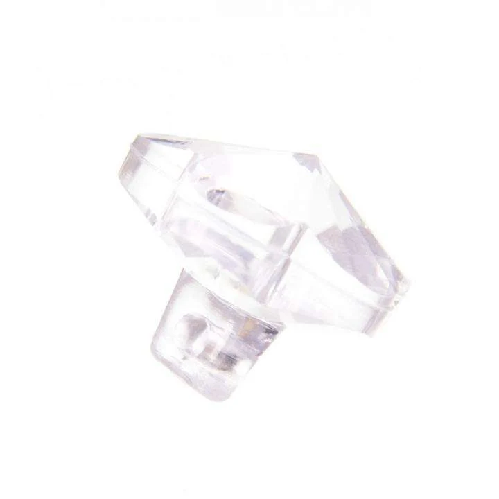 Knopf Blume Transparent – Kunststoffknopf BL-32