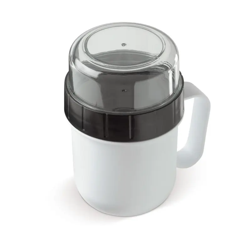 Multifunktionaler Lunchbecher to-go, 520+230 ml, Trendiges Weiß