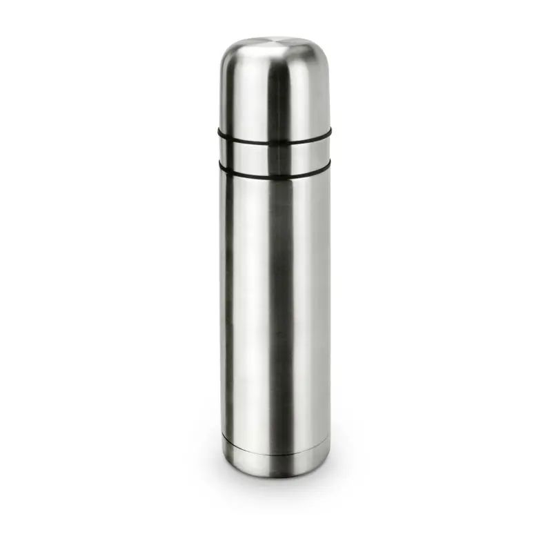ROMINOX Doppeldeckel Isolierkanne in Silber, innovatives Design