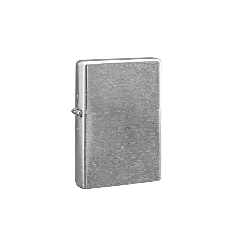 ZORR Benzinfeuerzeug American Style - Chrom Satin – Klassisch, robust, stilvoll