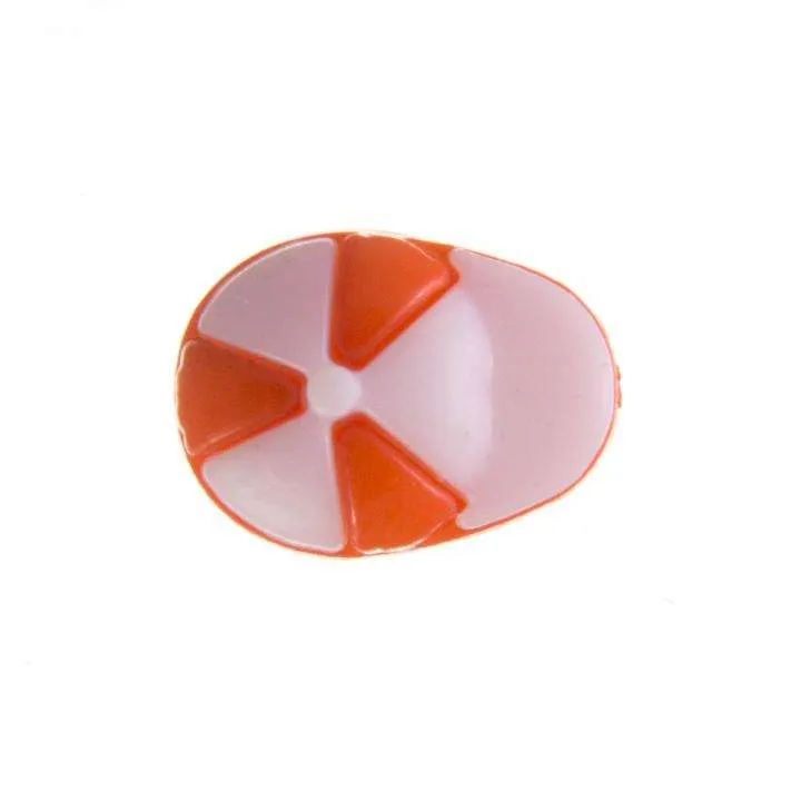 Kinderknopf Basecap Orange – Kunststoffknopf KK-60