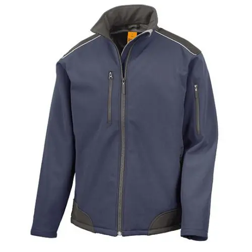 Ripstop Softshell-Arbeitsjacke mit Cordura-Einsätzen – Robust & Wetterfest