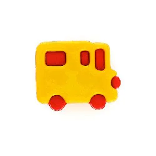 Kinderknopf Auto 16 mm – Kunststoffknopf KK-51