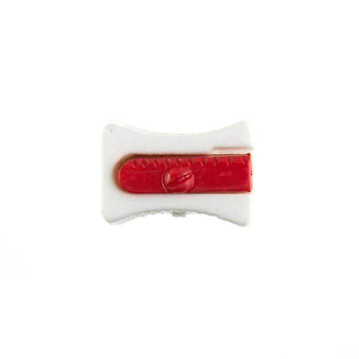 Kinderknopf Anspitzer Weiß 16 mm – Kunststoffknopf KK-152-WEISS-2