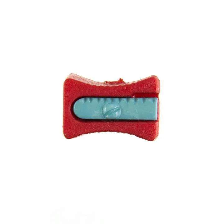 Kinderknopf Anspitzer Rot 16 mm – Kunststoffknopf KK-152-ROT-4