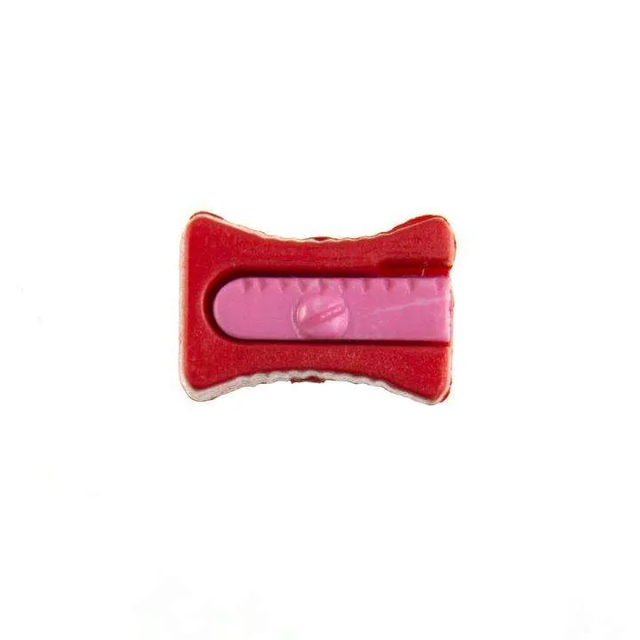 Kinderknopf Anspitzer Rot 16 mm – Kunststoffknopf KK-152-ROT-3