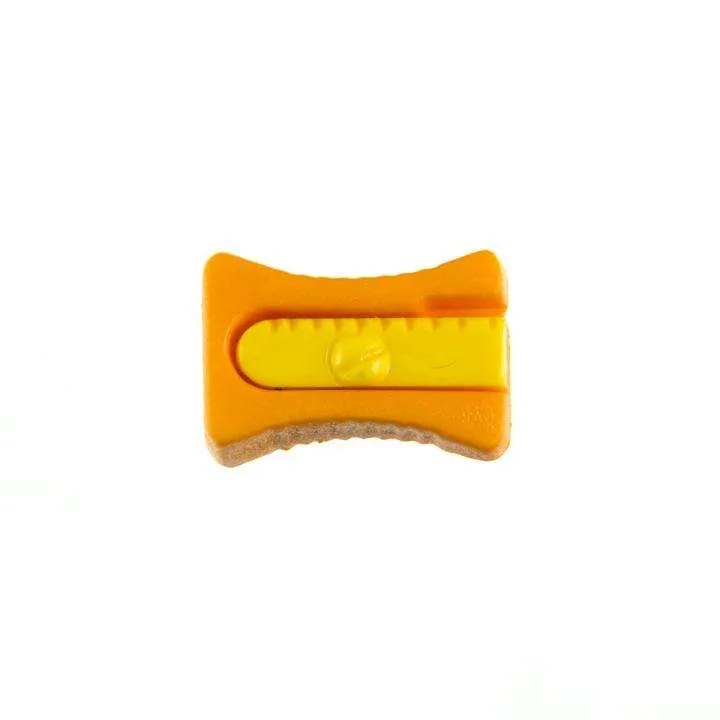 Kinderknopf Anspitzer Orange 16 mm – Kunststoffknopf KK-152-ORANGE-5